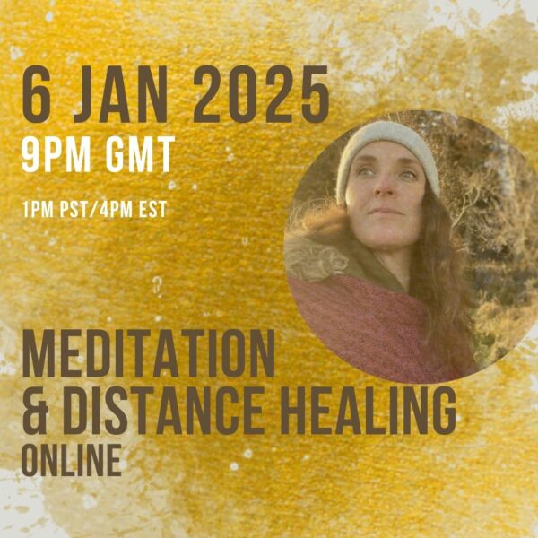 Mon 6th Jan 2025 9pm GMT, Online Meditation & Distance Healing with Yvonne